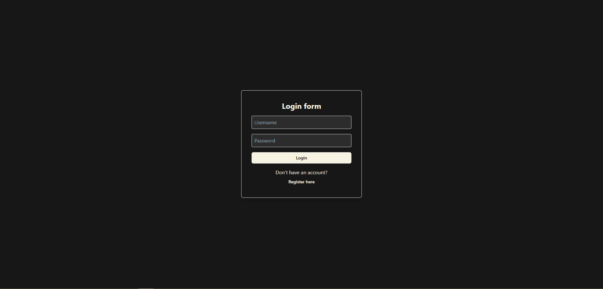 the login page of the electricity providers website